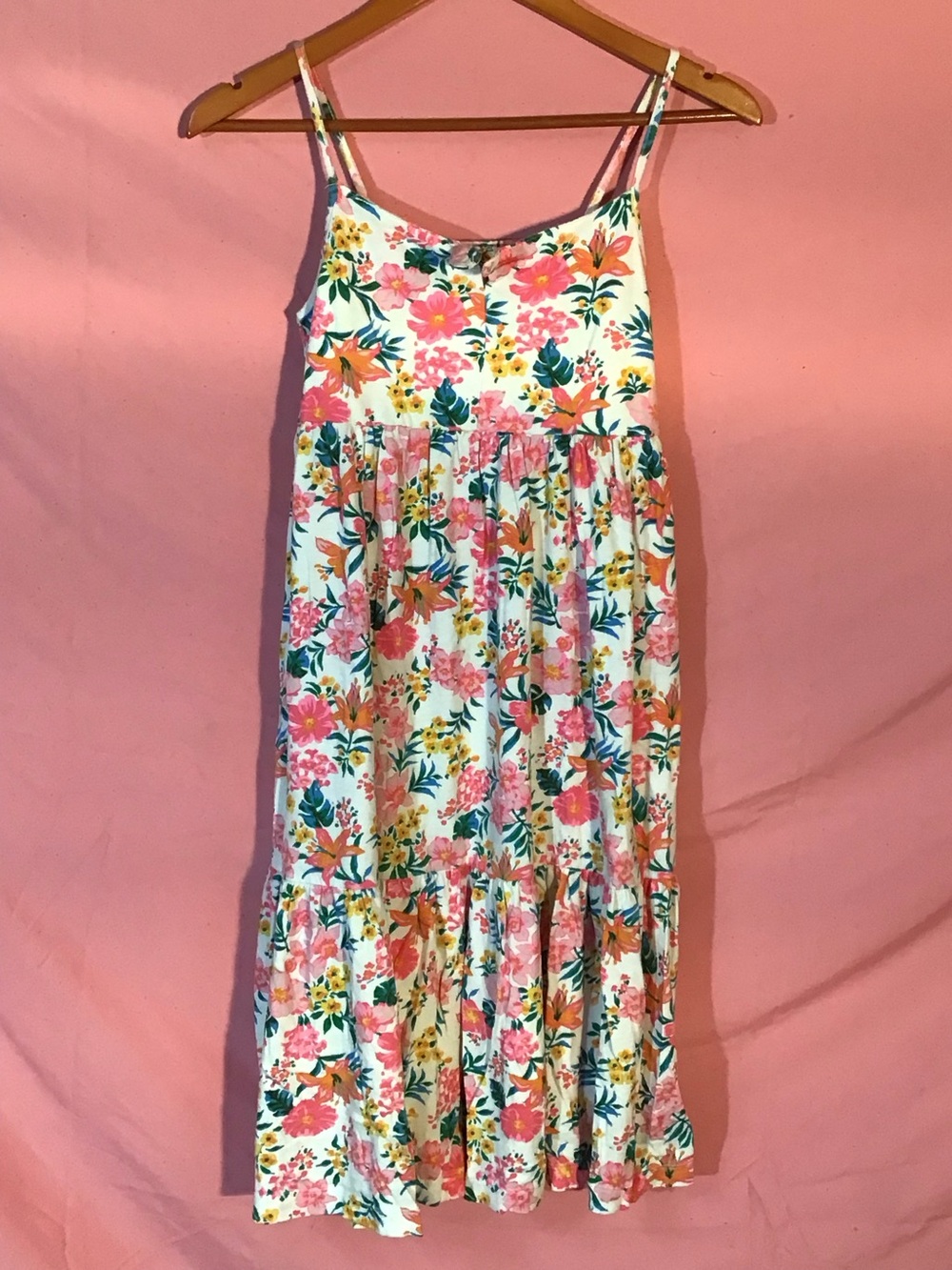 J.Crew Factory / Crewcuts ⁠Girls' Floral Knotted Knit Midi Dress